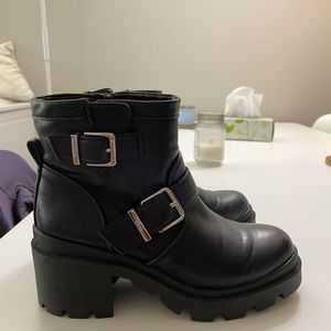 Circus by Sam Edelman black leather boots
